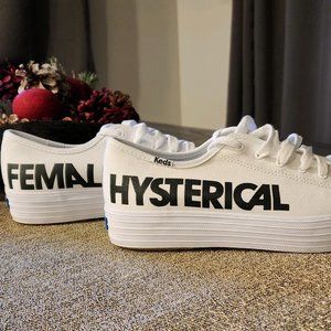 NEW! KEDS Hysterical Female Canvas Sneakers